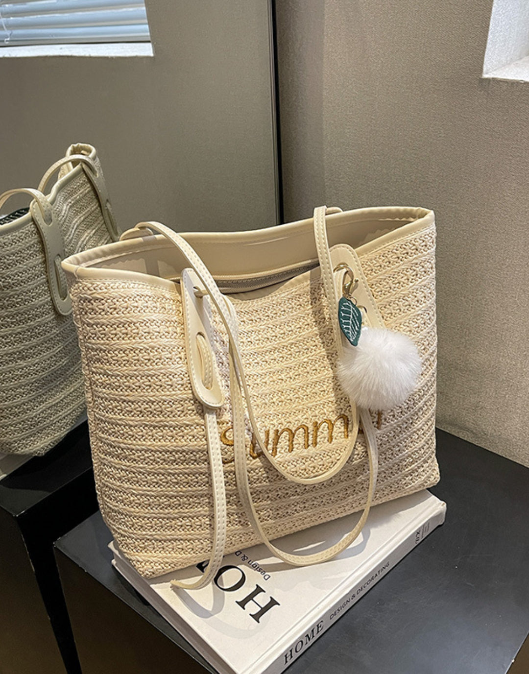 Straw Beach Bags&Tote Embroidery Bag