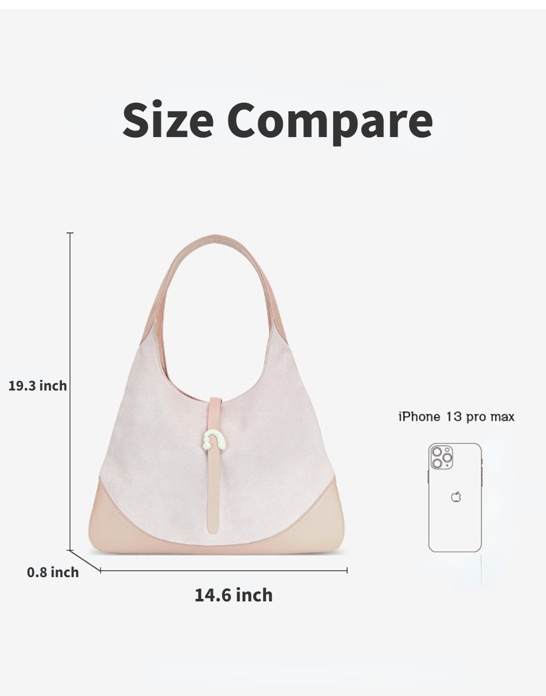 Large-capacity OL Shoulder Bag Mini Tote Underarm Bag