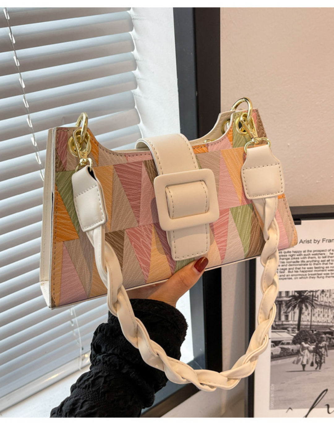 Contrasting Color Small bag Shoulder&Crossbody Bag