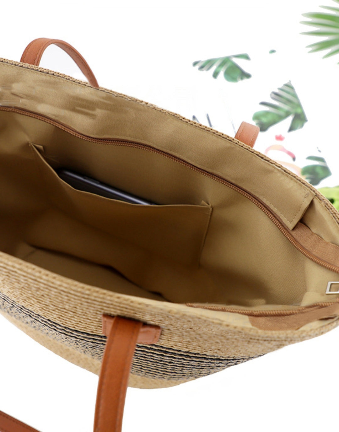 Straw Beach Bags Tote Bag&Summer Handwoven Shoulder Bags