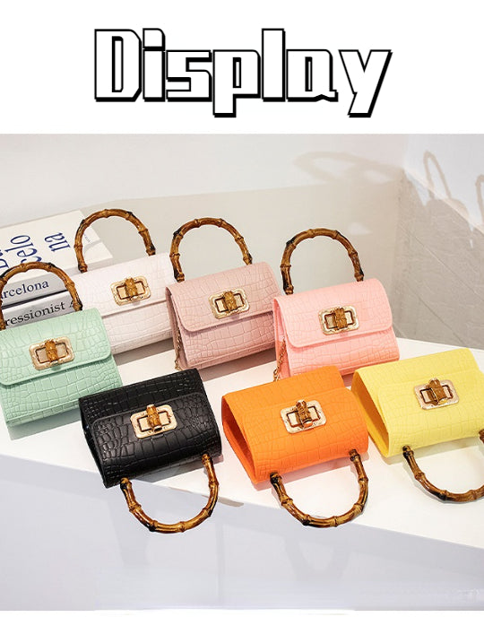 Colorful Mini Special Handle Design Handle Bag