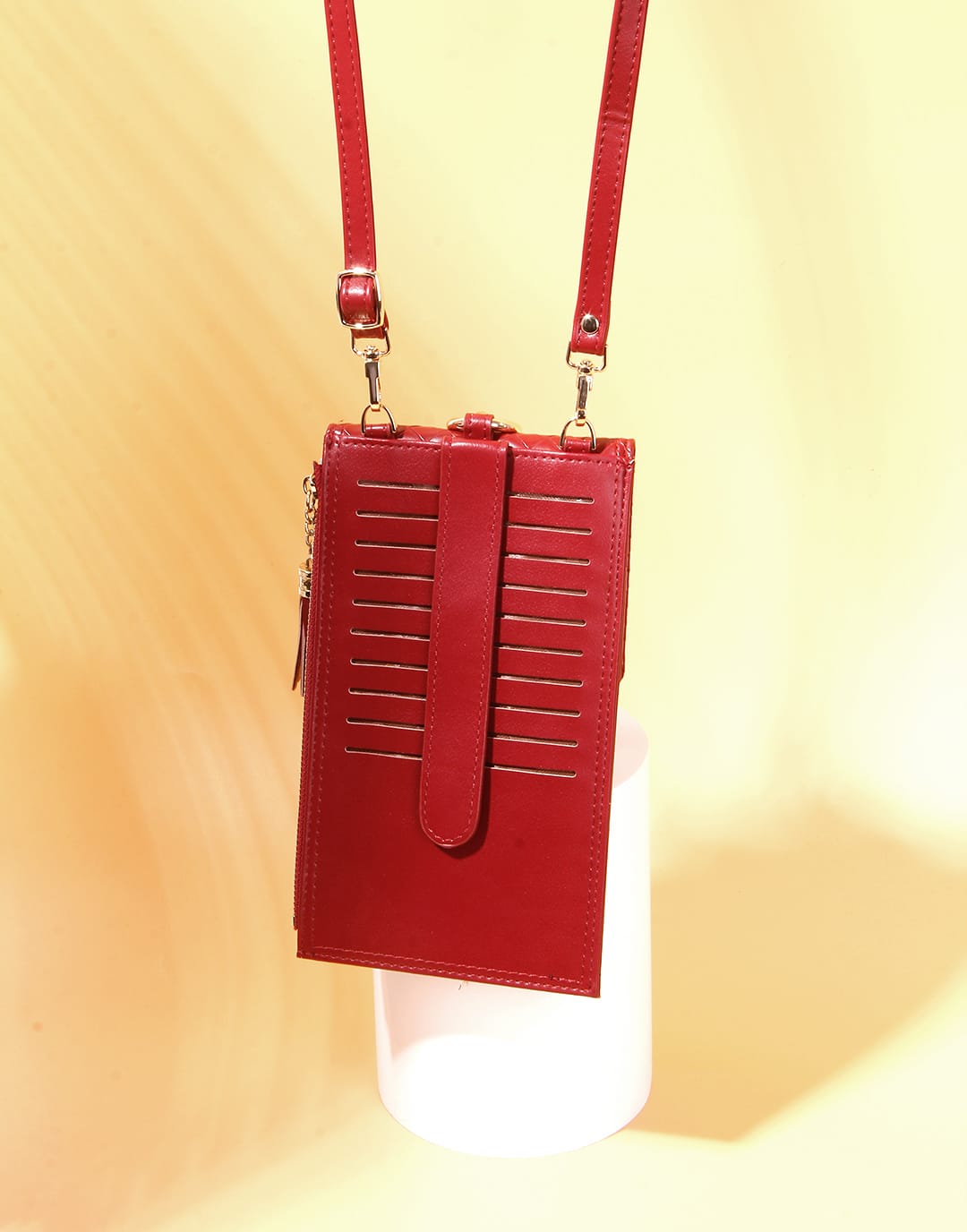 Tassel Women Wrist Bracelet Phone Bag With Credit Card Holder