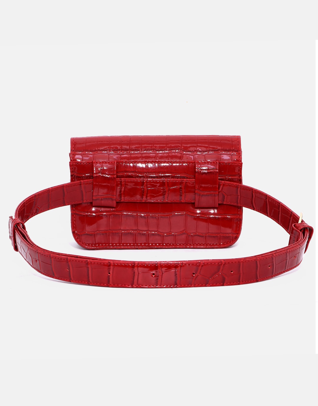 Yenesy Women's Mini Waist Bag Crocodile PU Leather Phone Bag