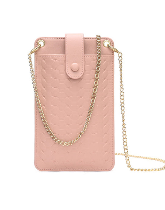 Metal Chain Thin Women Phone Bag