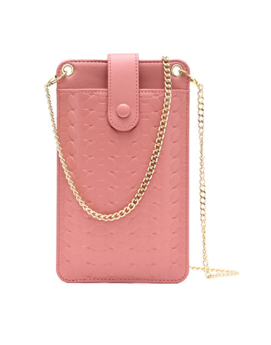 Metal Chain Thin Women Phone Bag