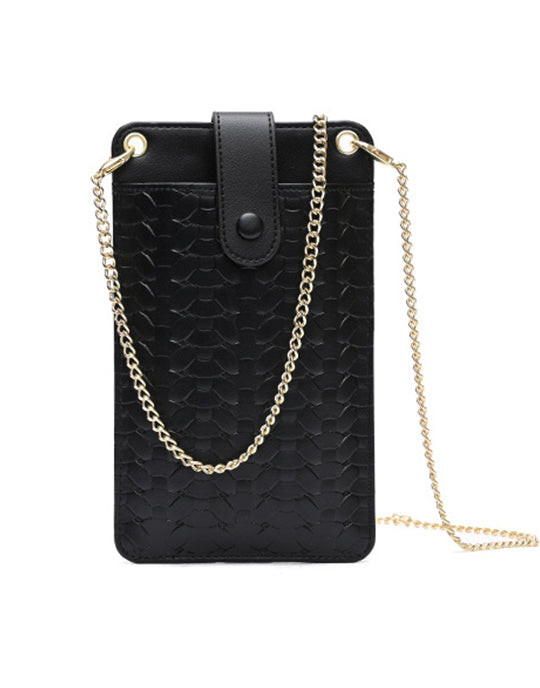 Metal Chain Thin Women Phone Bag