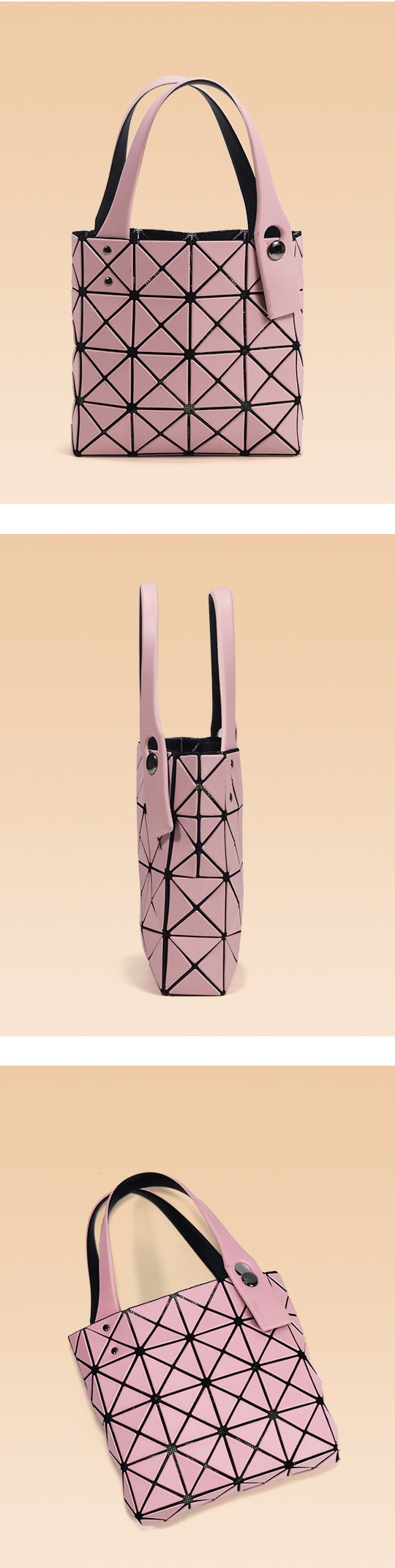Rhombus Style Mini Handle Bag&Phone Bag