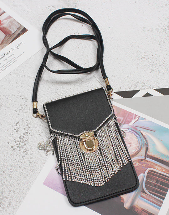 Tassel Sequin Phone Bag