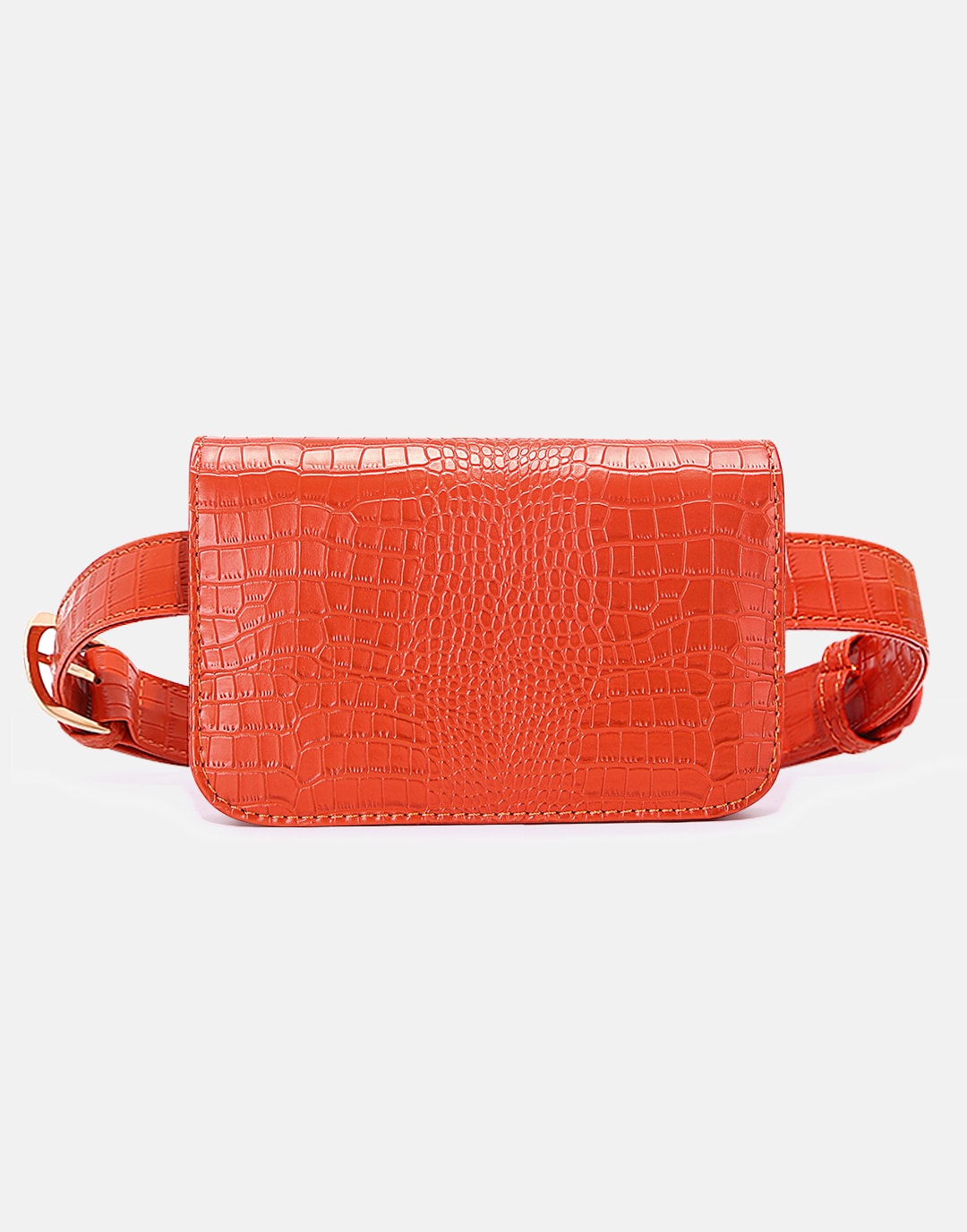 Yenesy Women's Mini Waist Bag Crocodile PU Leather Phone Bag