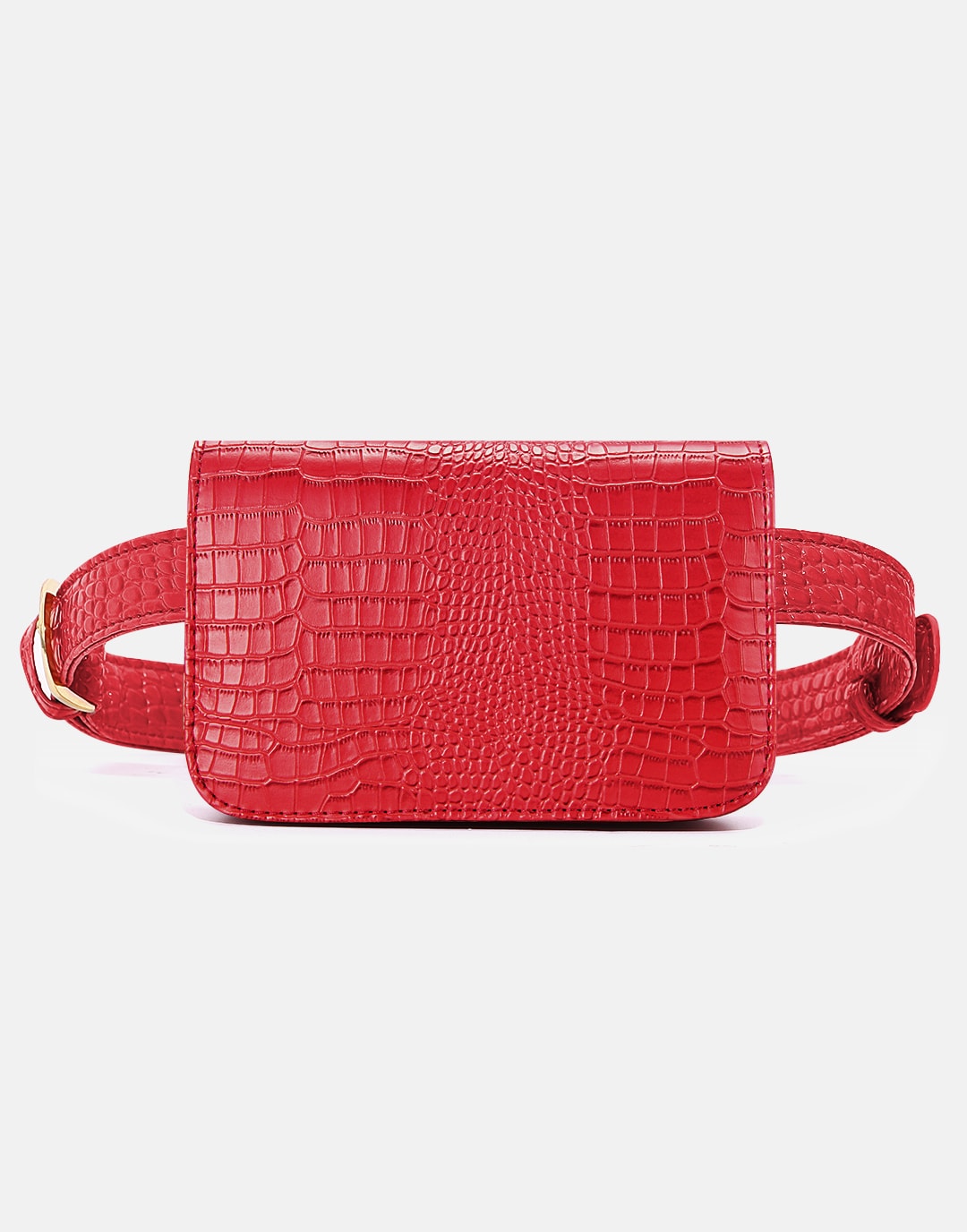 Yenesy Women's Mini Waist Bag Crocodile PU Leather Phone Bag