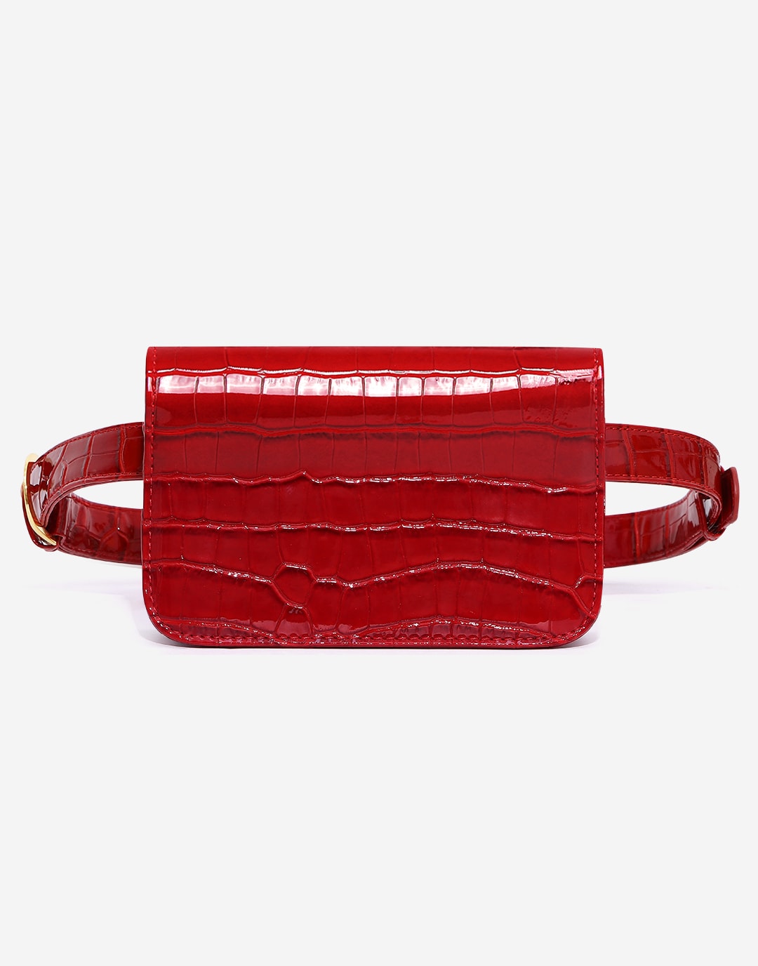 Yenesy Women's Mini Waist Bag Crocodile PU Leather Phone Bag